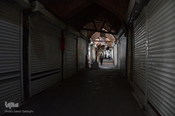 تعطیلی ۱۰ روزه بازار تبریز در پیک کرونا