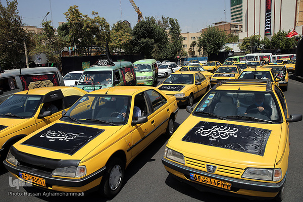 دسته عزاداران حسینی تاکسی‌رانان شهر تهران