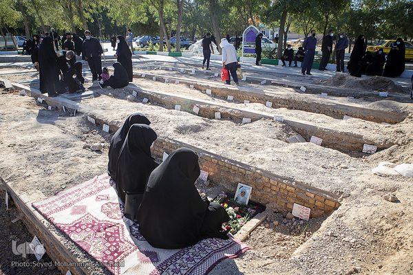 آرامستان‌های مشهد در پیک پنجم کرونا 