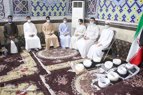 عمامه‌گذاری طلاب حوزه علمیه الغدیر اهواز 