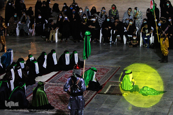 مراسم شبیه‌خوانی‌ در حرم علی‌بن مهزیار اهوازی