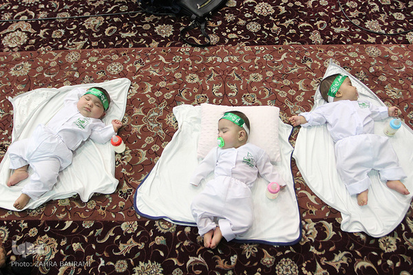 همایش شیرخوارگان حسینی در مصلی بیت‌المقدس اراک