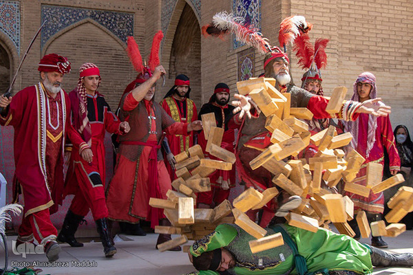 مراسم برگزاری رویدادهای آئینی ثبت شده فارس در آثار ملی در مسجد جامع عتیق شیراز‎‎