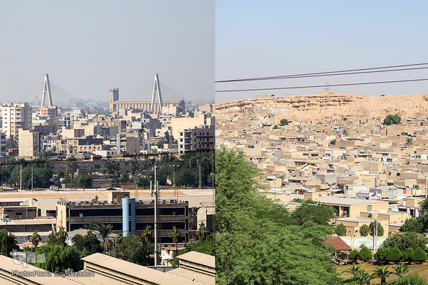 بالای مدرن و پایین فرسوده شهر اهواز