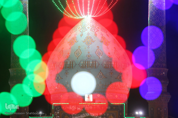آذین بندی و چراغانی مسجد مقدس جمکران در اعیاد شعبانیه