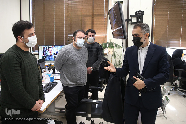 بازدید مهدی شکیبایی، رئیس فرهنگسرای رسانه از ایکنا