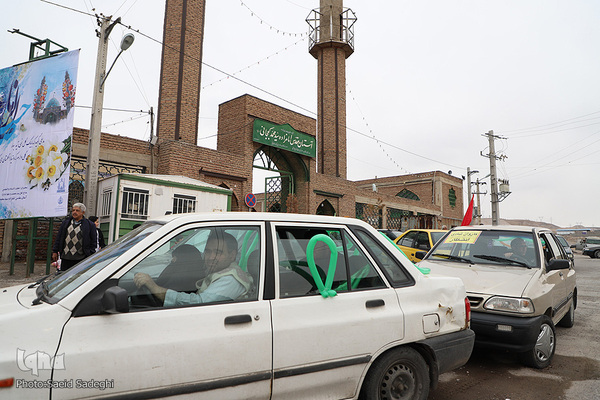 کاروان شادی خودرویی گل نرگس در تبریز‎‎