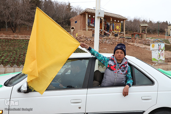 کاروان شادی خودرویی گل نرگس در تبریز‎‎