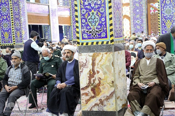 مجلس بزرگداشت شهدای دهم فروردین در مسجد حظیره یزد