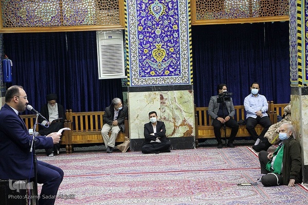 مجلس بزرگداشت شهدای دهم فروردین در مسجد حظیره یزد