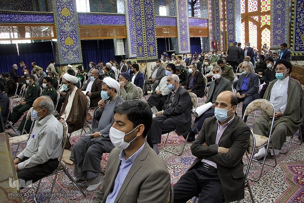 مجلس بزرگداشت شهدای دهم فروردین در مسجد حظیره یزد