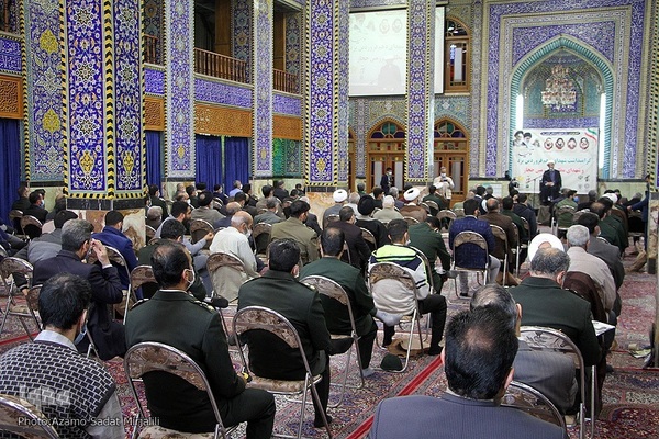 مجلس بزرگداشت شهدای دهم فروردین در مسجد حظیره یزد