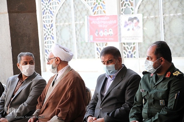 مجلس بزرگداشت شهدای دهم فروردین در مسجد حظیره یزد