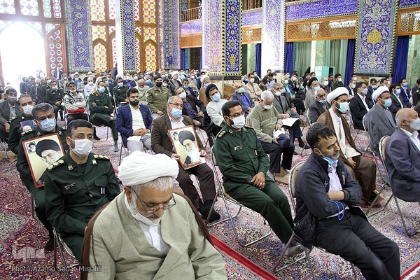 مجلس بزرگداشت شهدای دهم فروردین در مسجد حظیره یزد
