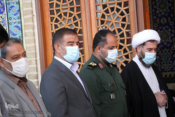 مجلس بزرگداشت شهدای دهم فروردین در مسجد حظیره یزد