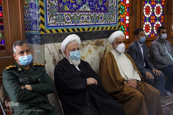 مجلس بزرگداشت شهدای دهم فروردین در مسجد حظیره یزد