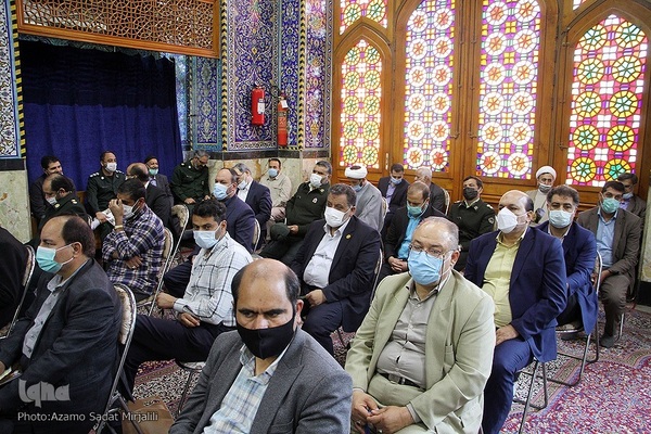 مجلس بزرگداشت شهدای دهم فروردین در مسجد حظیره یزد