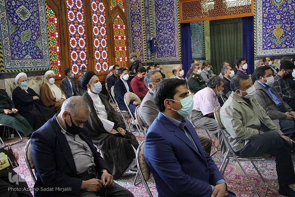 مجلس بزرگداشت شهدای دهم فروردین در مسجد حظیره یزد