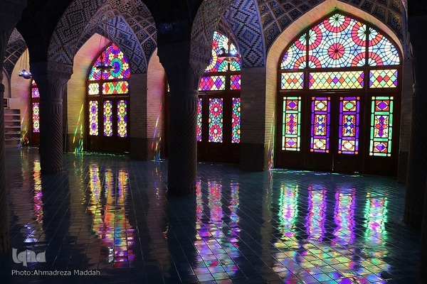 گردشگران نوروزی در مسجد نصیرالملک‎‎