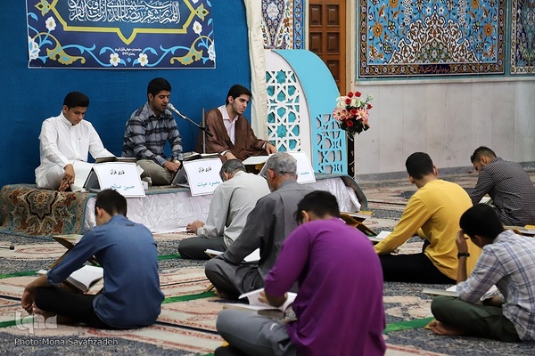 جزءخوانی در مسجد الغدیر اهواز