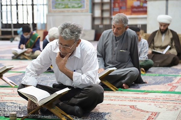 جزءخوانی در مسجد الغدیر اهواز
