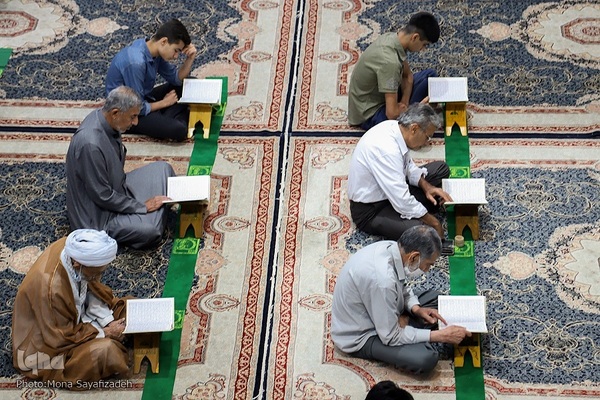 جزءخوانی در مسجد الغدیر اهواز