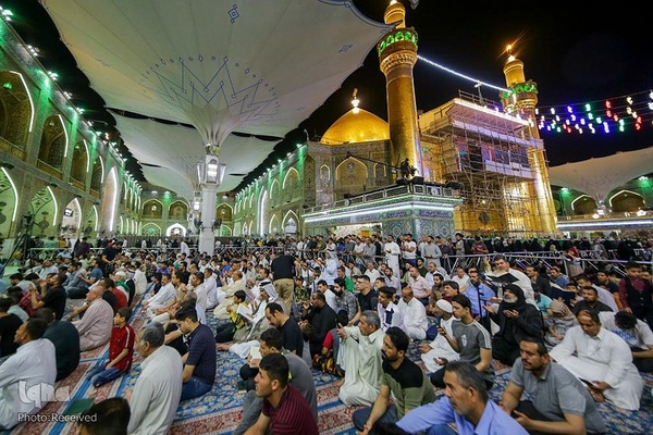 جزءخوانی قرآن کریم در آستان مقدس علوی