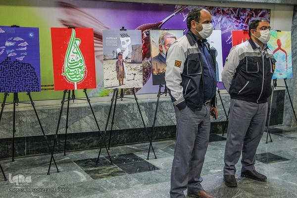 رونمایی از سردیس شهید «سیدمرتضی آوینی» در شیراز