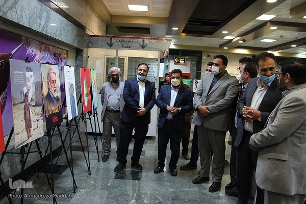 رونمایی از سردیس شهید «سیدمرتضی آوینی» در شیراز