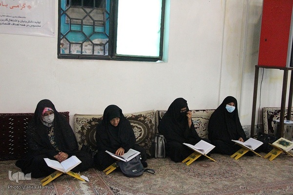 جزءخوانی قرآن کریم در امامزادگان باقریه(ع) بیرجند