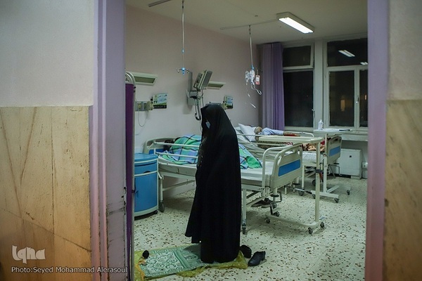 مراسم احیای شب نوزدهم ماه مبارک رمضان در بیمارستان قائم مشهد مقدس