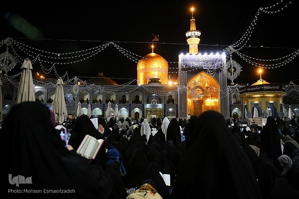  مراسم احیای شب نوزدهم ماه مبارک رمضان در حرم مطهر رضوی
