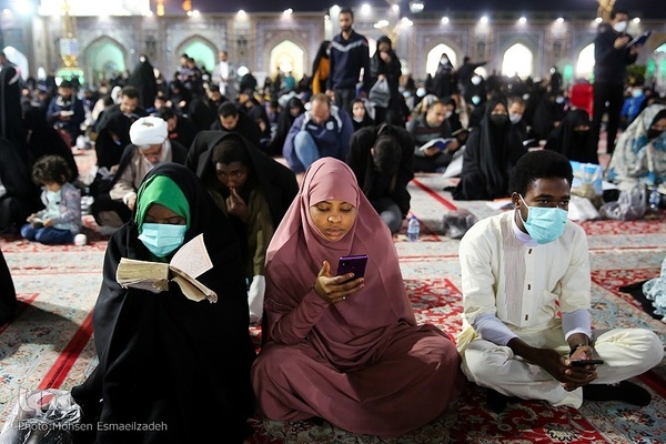  مراسم احیای شب نوزدهم ماه مبارک رمضان در حرم مطهر رضوی