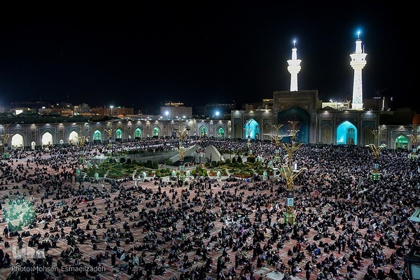  مراسم احیای شب نوزدهم ماه مبارک رمضان در حرم مطهر رضوی