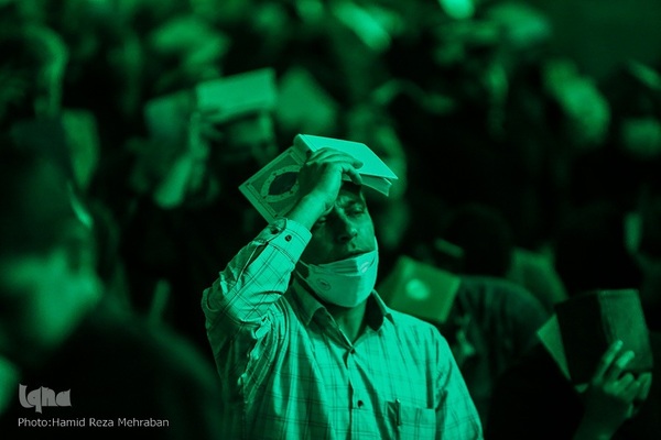 مراسم احیای شب نوزدهم ماه مبارک رمضان در امام زاده قاضی الصابر در ده ونک