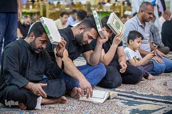 مراسم احیای شب نوزدهم ماه مبارک رمضان در حرم مطهر سیدالشهدا، حضرت امام حسین (ع) در کربلای معلی