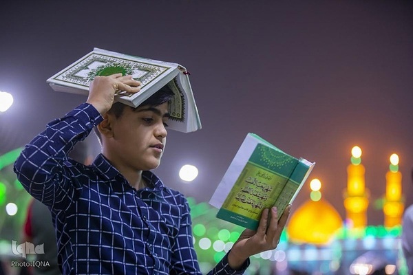 مراسم احیای شب نوزدهم ماه مبارک رمضان در حرم حضرت ابوالفضل العباس(ع)