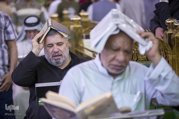 مراسم احیای شب نوزدهم ماه مبارک رمضان در در حرم حضرت ابوالفضل العباس(ع)