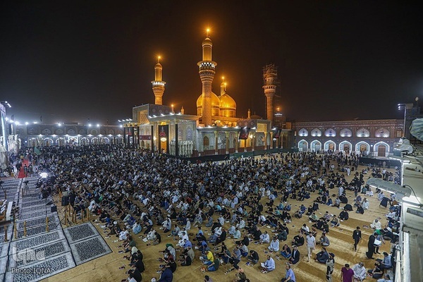 مراسم احیای شب نوزدهم ماه مبارک رمضان در آستان مقدس کاظمیه (ع) 