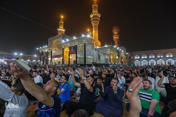 مراسم احیای شب نوزدهم ماه مبارک رمضان در آستان مقدس کاظمیه (ع) 