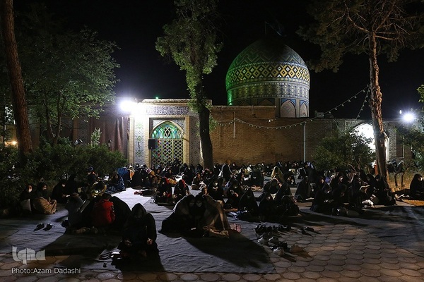 قرار بندگی؛ احیای شب ۲۱ رمضان در امامزاده آمنه خاتون (ع)قزوین