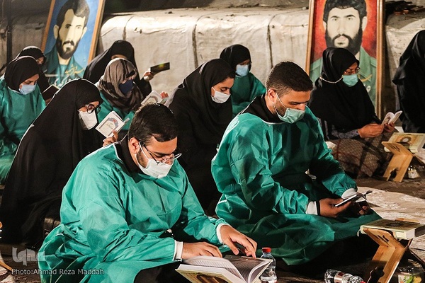 قرار بندگی؛ احیای شب ۲۱ رمضان در بیمارستان حضرت علی اصغر(ع) شیراز