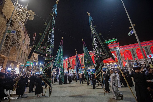 مراسم عزاداری سالروز شهادت امام  علی (ع) در حرم امام حسین (ع)