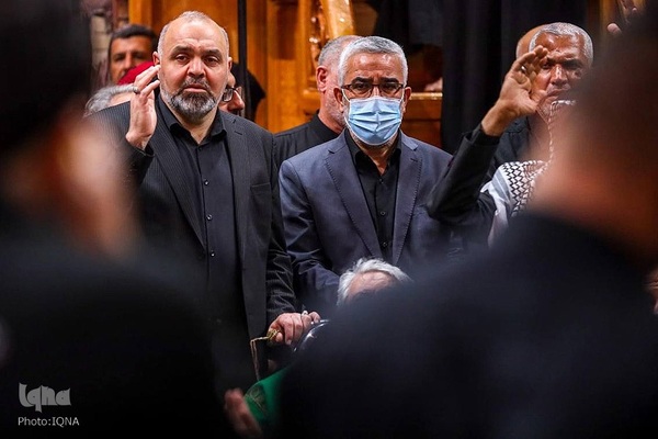 حضور هیئت‌های عزاداری در حرم مطهر علوی