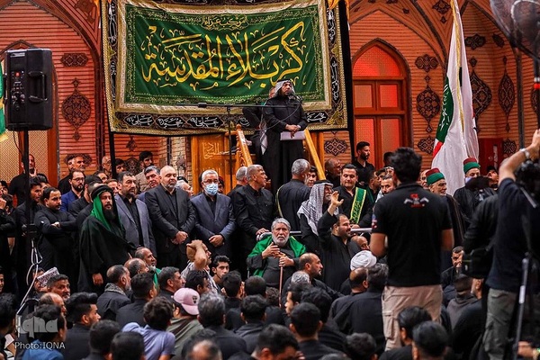 حضور هیئت‌های عزاداری در حرم مطهر علوی