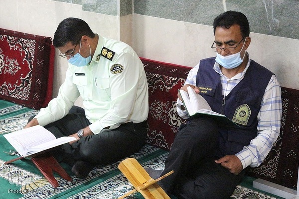 جز‌ء‌خوانی قرآن در مهدیه الغدیر بیرجند