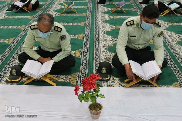 جز‌ء‌خوانی قرآن در مهدیه الغدیر بیرجند