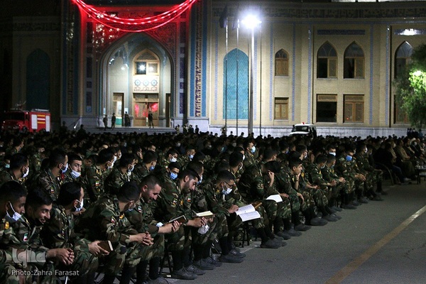 قرار بندگی؛ احیای شب ۲۳ رمضان در دانشگاه افسری امام علی(ع)