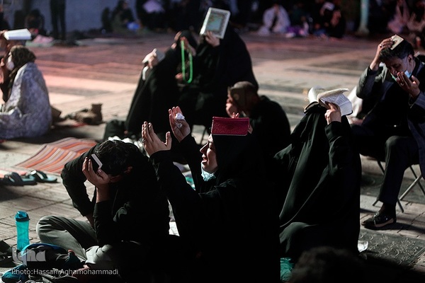 مراسم احیای شب بیست و سوم ماه مبارک رمضان، در بقعه متبرکه امامزاده سید جعفر(ع) و حمیده خاتون (س) باغ‌ فیض