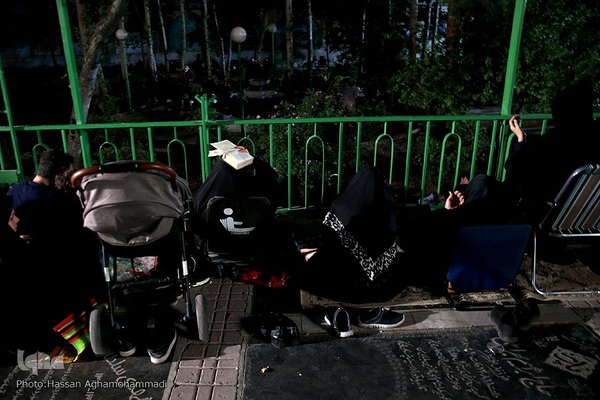 مراسم احیای شب بیست و سوم ماه مبارک رمضان، در بقعه متبرکه امامزاده سید جعفر(ع) و حمیده خاتون (س) باغ‌ فیض